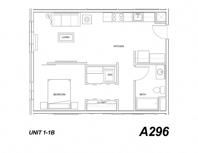 1 BPortland, OR Grant Park Village Apartments 1 bedroom 1 bath